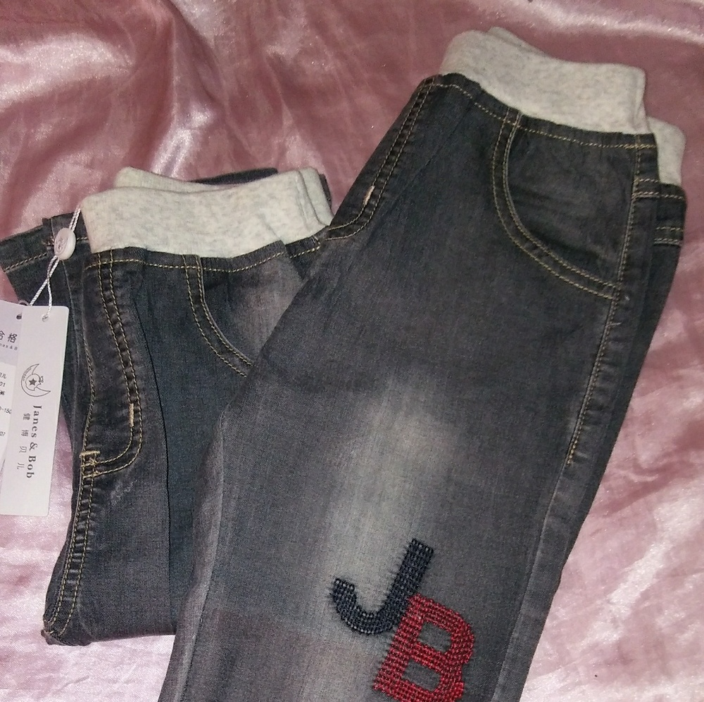 Boys Size 2T Jean Pants New 2 Pairs